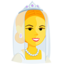 cô dâu với khăn voan Emoji (Messenger)