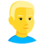 người tóc vàng hoe Emoji (Messenger)