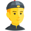 Man With Chinese Cap Emoji (Messenger)