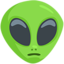 alienígena Emoji (Messenger)