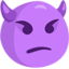 Angry Face With Horns Emoji (Messenger)