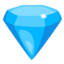 Gem Stone Emoji (Messenger)