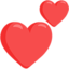 Two Hearts Emoji (Messenger)