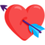 Heart With Arrow Emoji (Messenger)