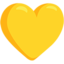 Yellow Heart Emoji (Messenger)