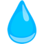 goutte d’eau Emoji (Messenger)