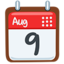 Tear-Off Calendar Emoji (Messenger)