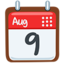 avdragbar kalender Emoji (Messenger)