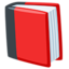 Closed Book Emoji (Messenger)