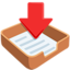 Inbox Tray Emoji (Messenger)