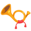 Postal Horn Emoji (Messenger)
