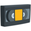 Videocassette Emoji (Messenger)