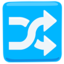 shuffle tracks button Emoji (Messenger)
