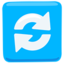 Clockwise Vertical Arrows Emoji (Messenger)