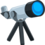 Telescope Emoji (Messenger)