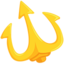 Trident Emblem Emoji (Messenger)