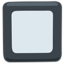 Black Square Button Emoji (Messenger)