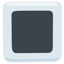 White Square Button Emoji (Messenger)