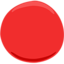 Red Circle Emoji (Messenger)