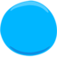 Blue Circle Emoji (Messenger)