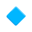 Small Blue Diamond Emoji (Messenger)