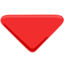 Red Triangle Pointed Down Emoji (Messenger)