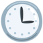 three o’clock Emoji (Messenger)