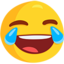 față cu lacrimi de bucurie Emoji (Messenger)