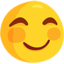 Smiling Face With Smiling Eyes Emoji (Messenger)