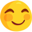 mosolygó arc mosolygó szemmel Emoji (Messenger)