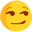 Smirking Face Emoji (Messenger)