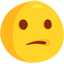 Confused Face Emoji (Messenger)