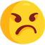 Angry Face Emoji (Messenger)