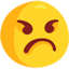 față furioasă Emoji (Messenger)