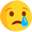 Crying Face Emoji (Messenger)