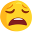 Weary Face Emoji (Messenger)
