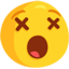 lenyűgözött arc Emoji (Messenger)