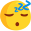 Sleeping Face Emoji (Messenger)