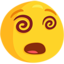 duizelig gezicht Emoji (Messenger)