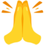 Folded Hands Emoji (Messenger)