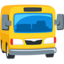 Vorderansicht Bus Emoji (Messenger)