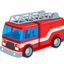 carro do corpo de bombeiros Emoji (Messenger)