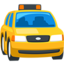 Oncoming Taxi Emoji (Messenger)