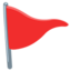 drapeau triangulaire Emoji (Messenger)