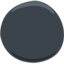 hình tròn màu đen Emoji (Messenger)