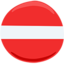 no entry Emoji (Messenger)