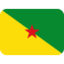 drapeau : Guyane française Emoji (Twitter, TweetDeck)