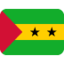 flagga: São Tomé och Príncipe Emoji (Twitter, TweetDeck)