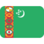 bandiera: Turkmenistan Emoji (Twitter, TweetDeck)