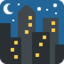 Night With Stars Emoji (Twitter, TweetDeck)